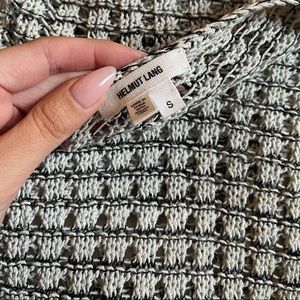 Vintage helmet lang knit long sleeve size small